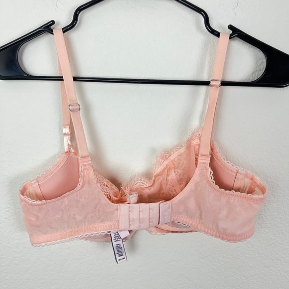 Victoria's Secret Sheer Lace Balconette Bra 36C - Picture 3 of 4